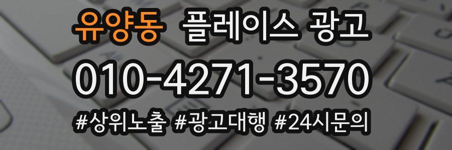 유양동 플레이스 광고