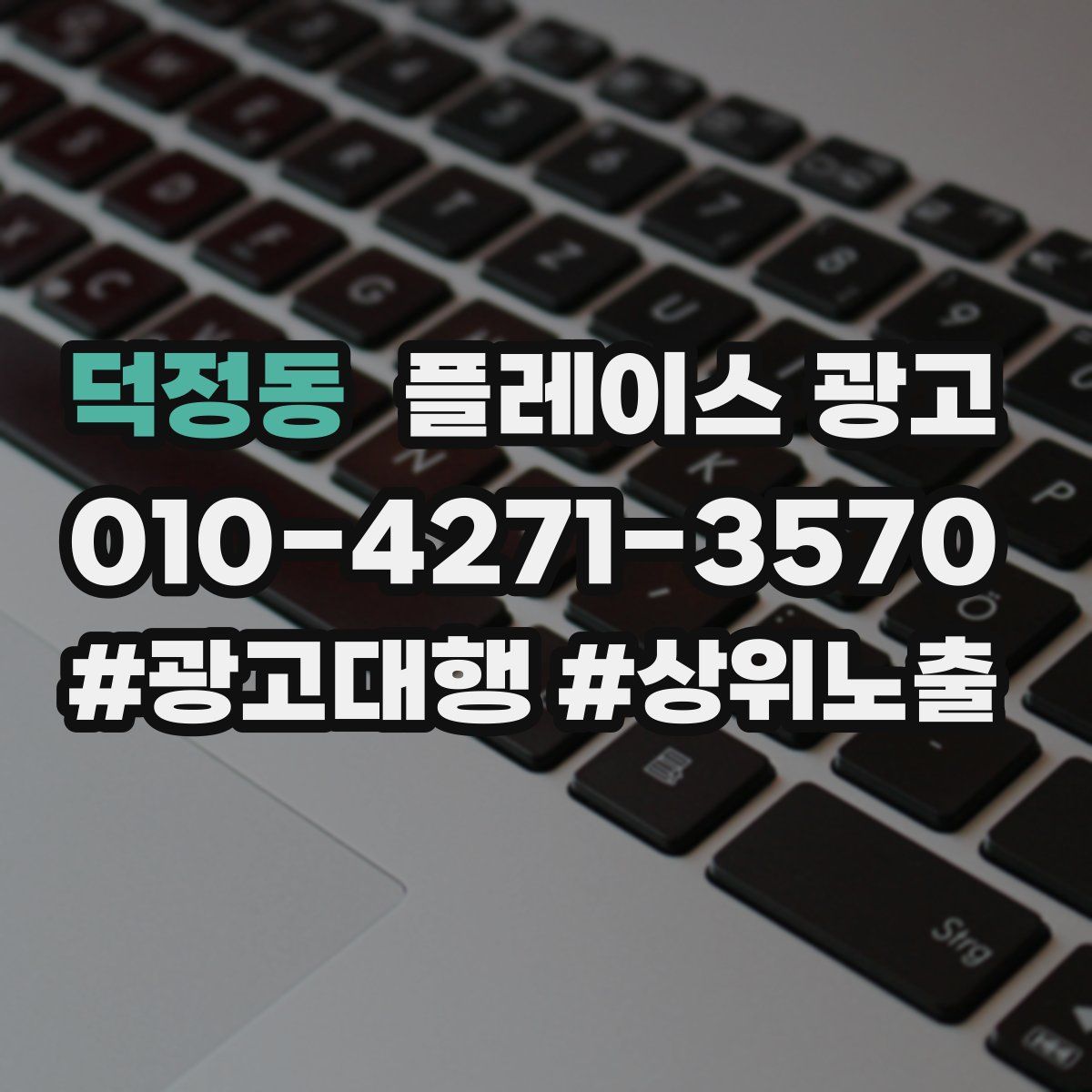 덕정동 플레이스 광고