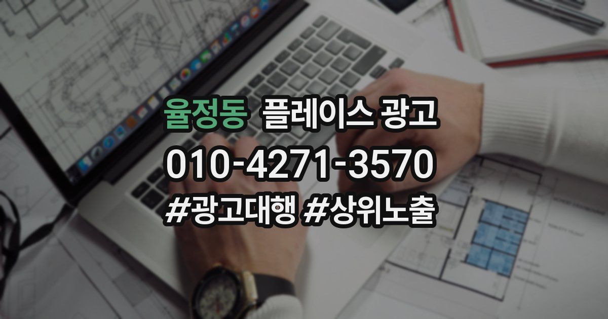 율정동 플레이스 광고
