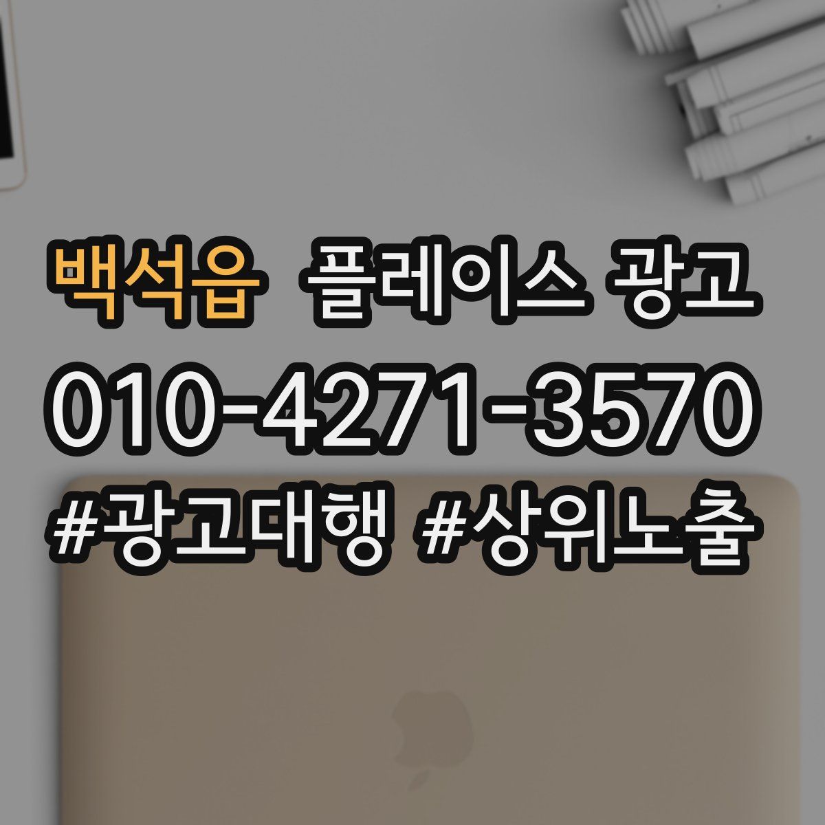 백석읍 플레이스 광고