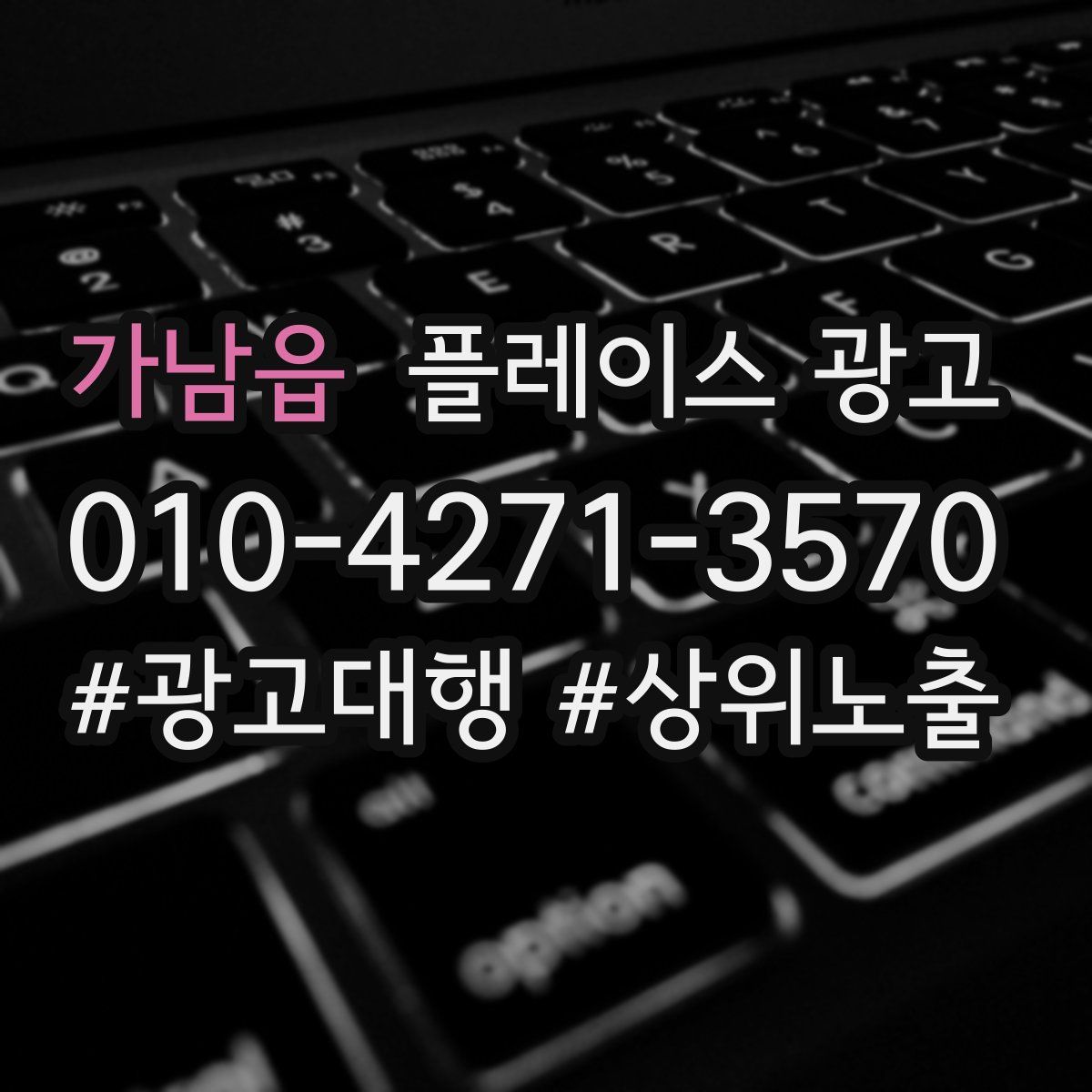 가남읍 플레이스 광고