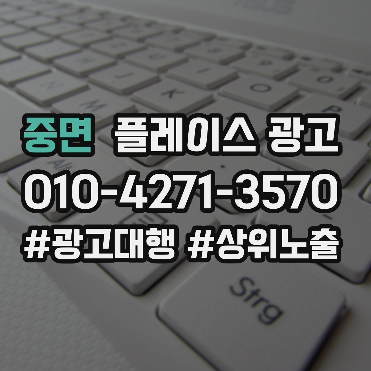 중면 플레이스 광고
