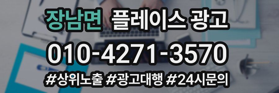 장남면 플레이스 광고