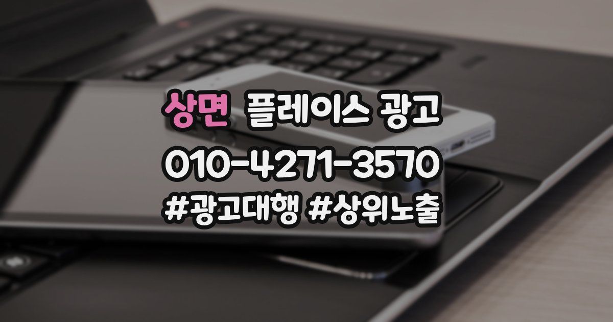 상면 플레이스 광고