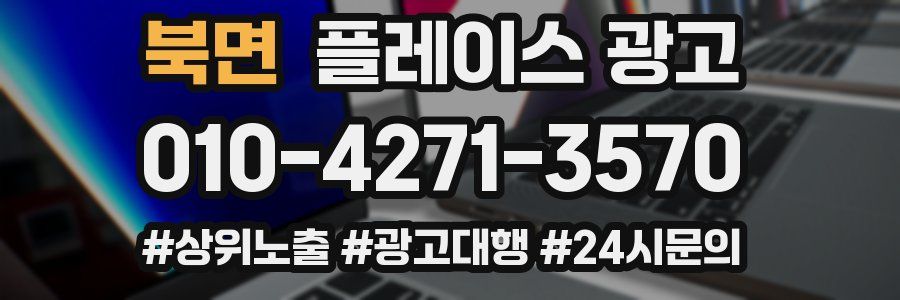 북면 플레이스 광고
