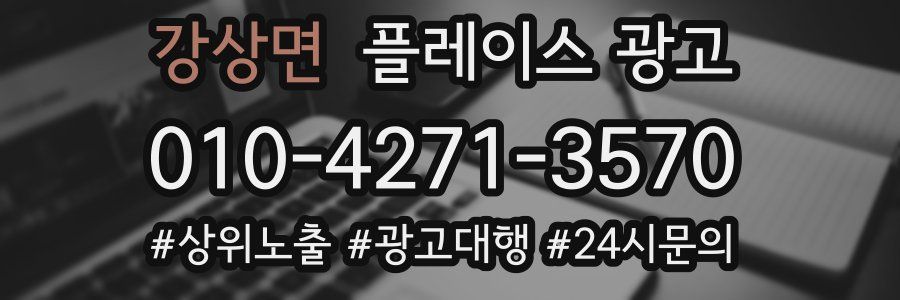 강상면 플레이스 광고