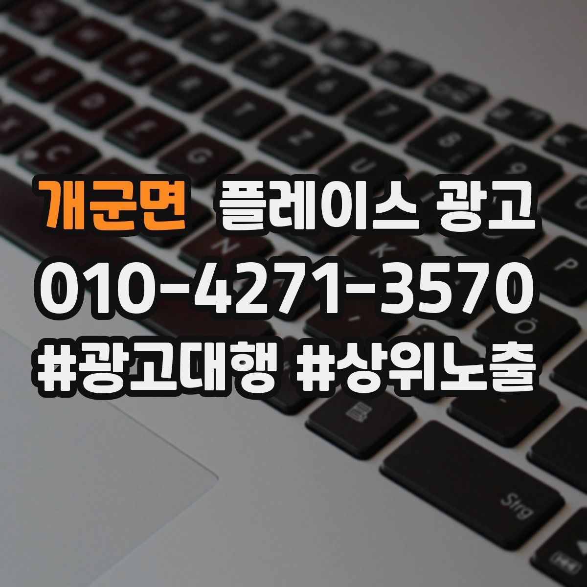 개군면 플레이스 광고