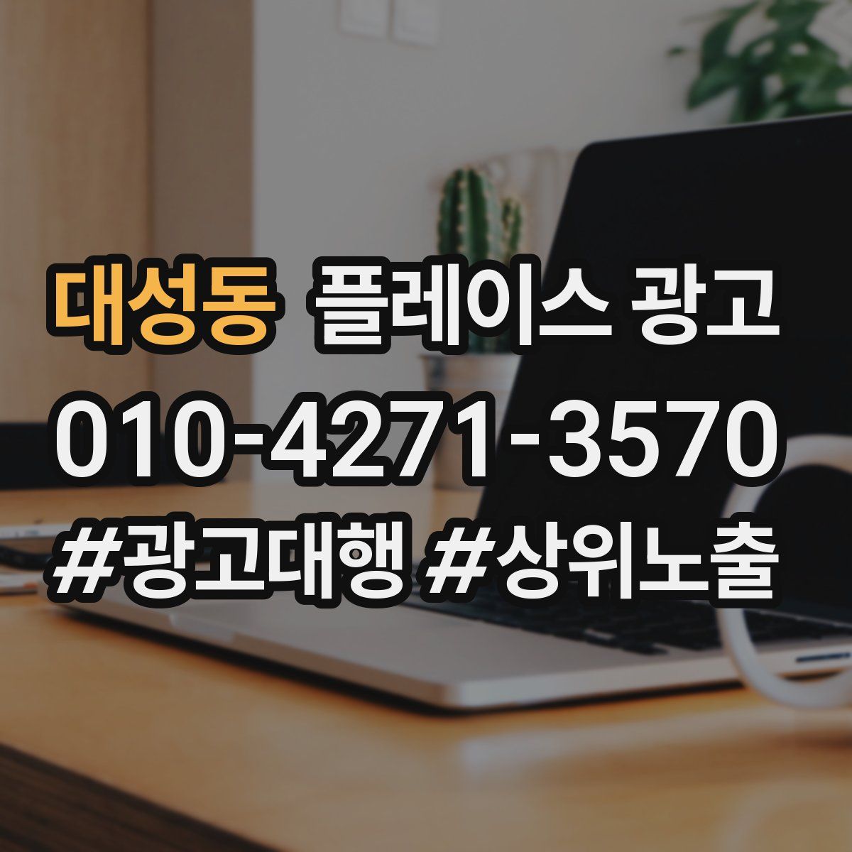 대성동 플레이스 광고