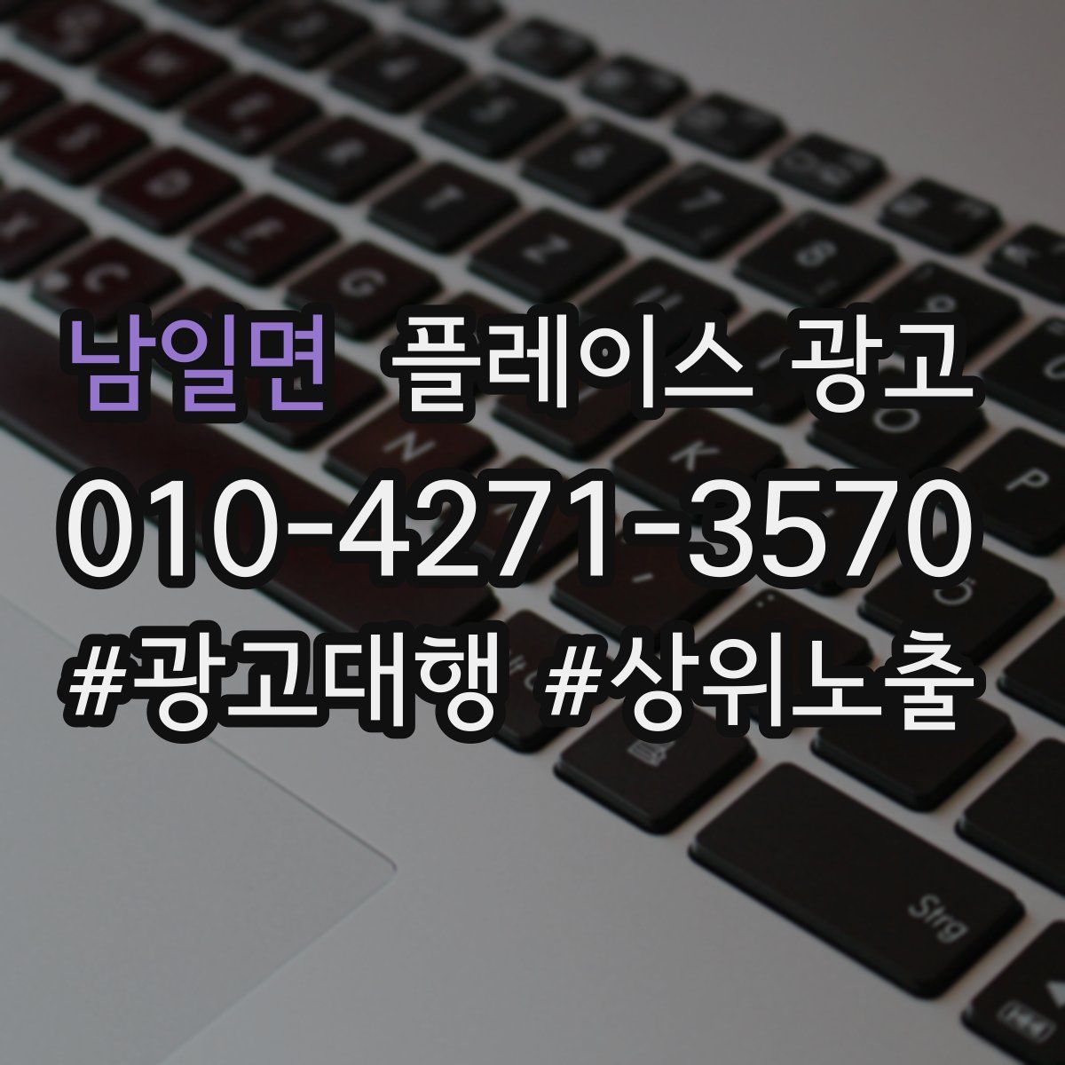 남일면 플레이스 광고