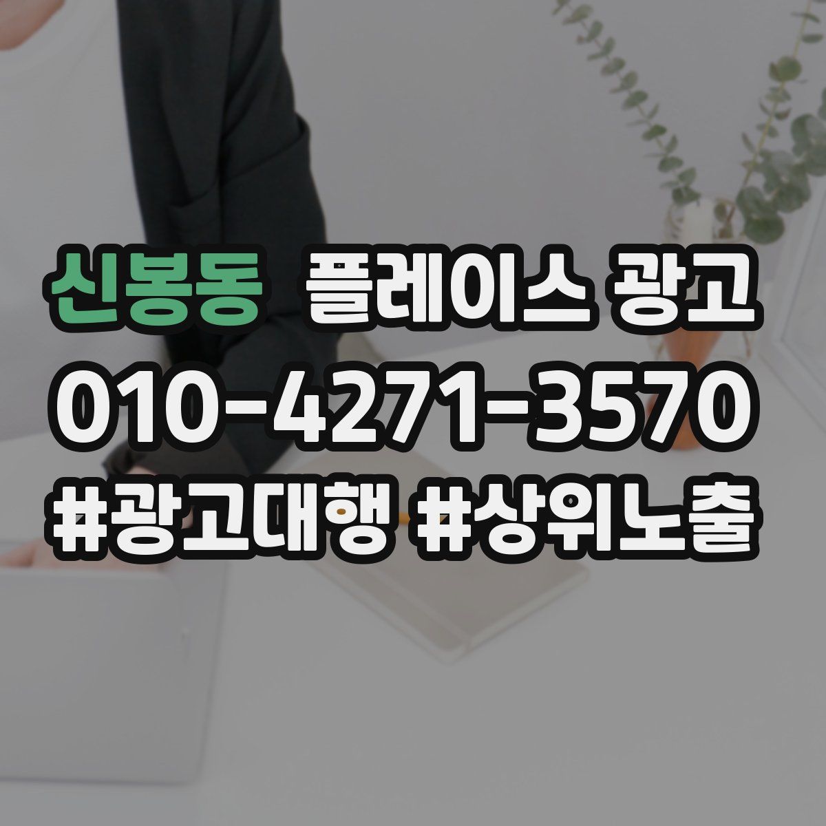 신봉동 플레이스 광고