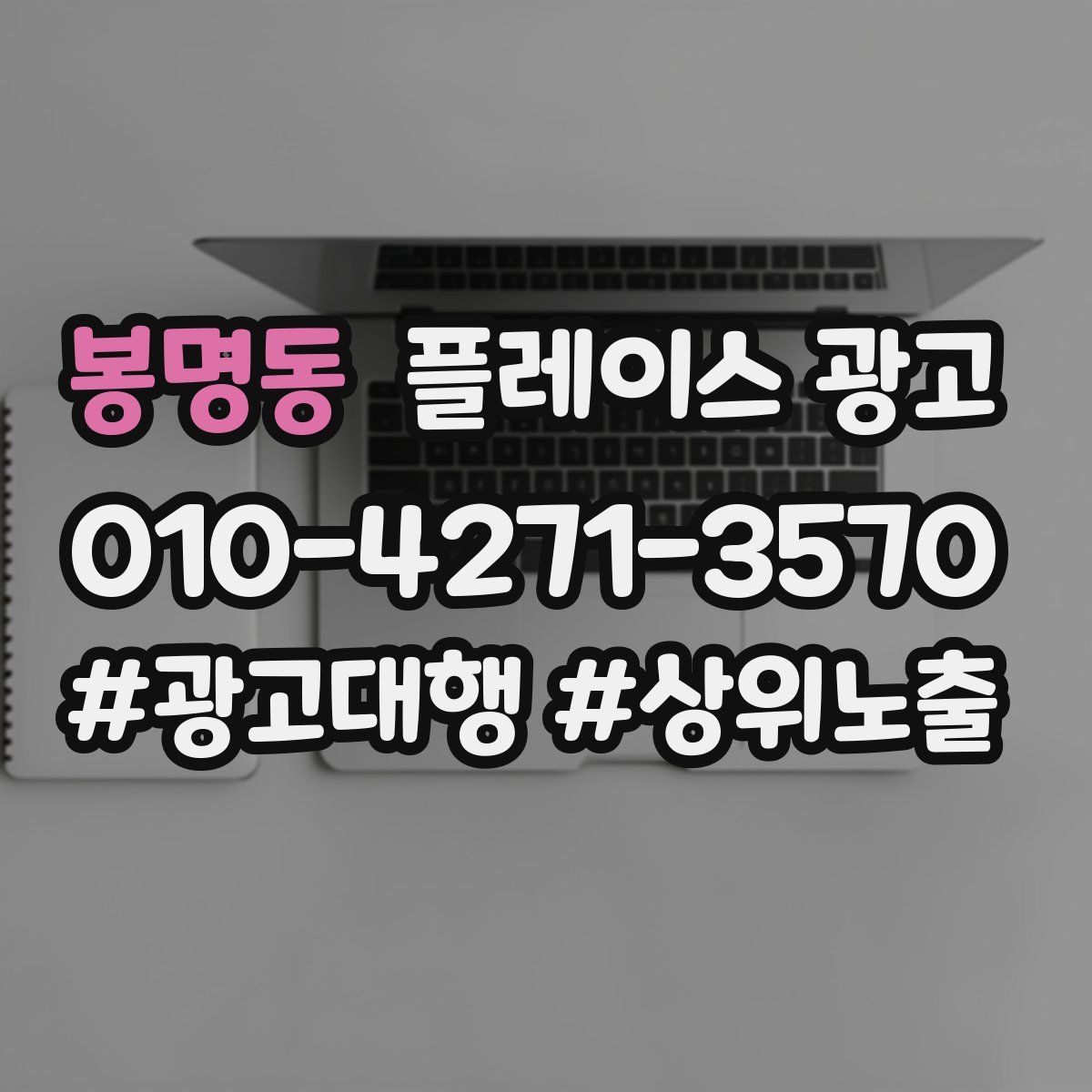 봉명동 플레이스 광고