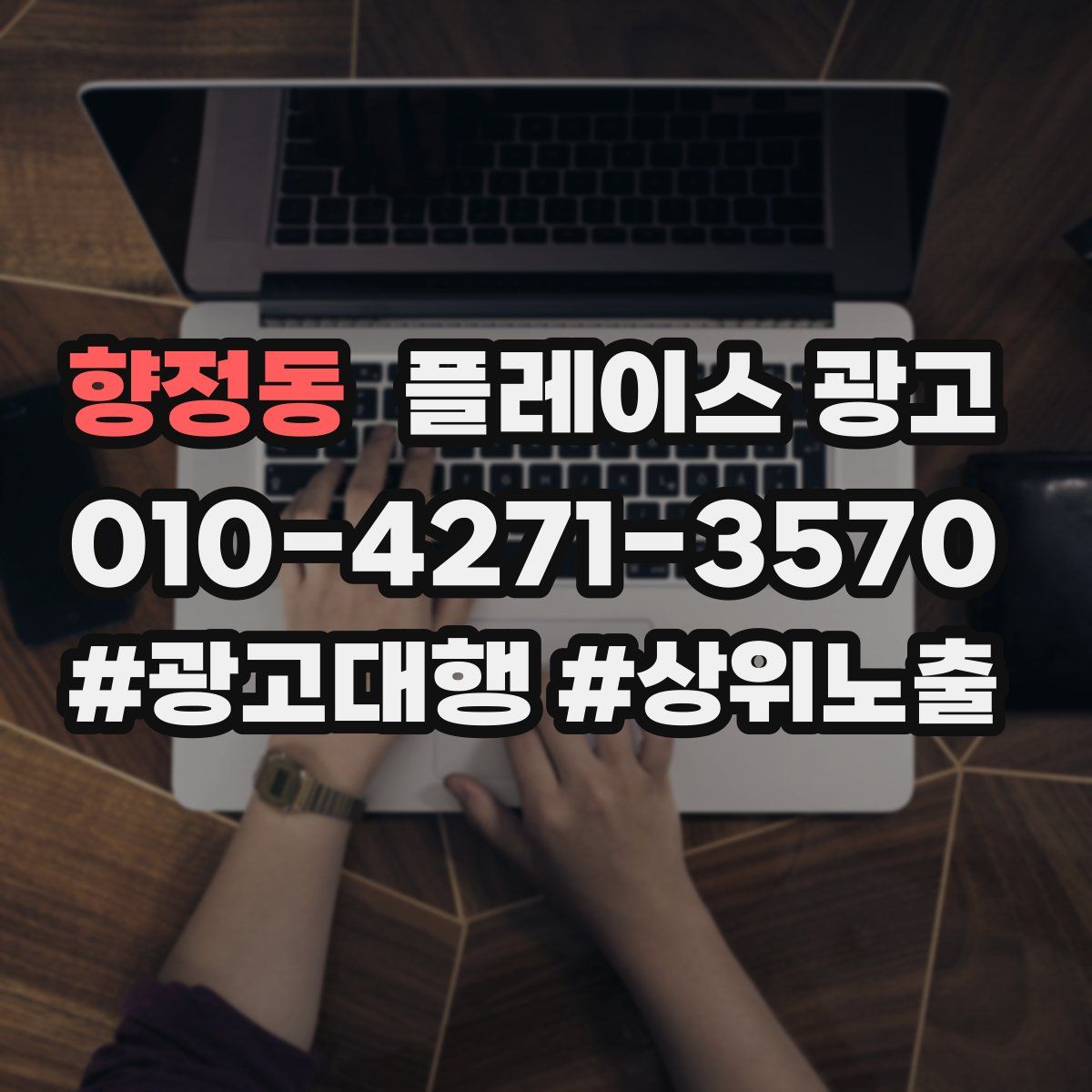 향정동 플레이스 광고