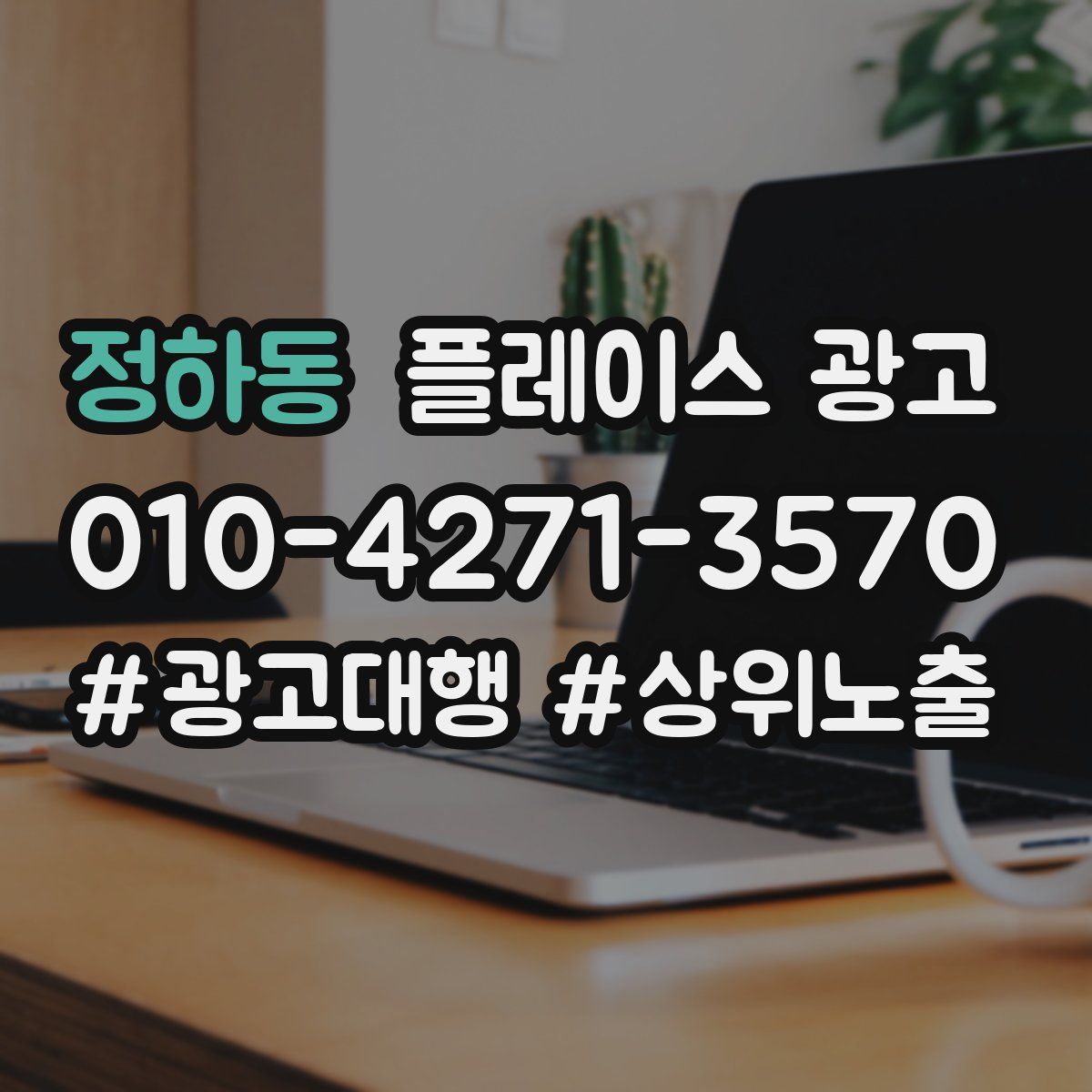 정하동 플레이스 광고