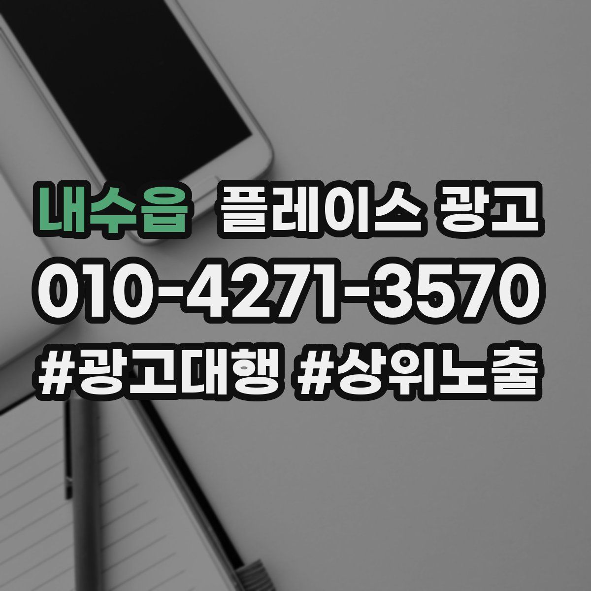 내수읍 플레이스 광고