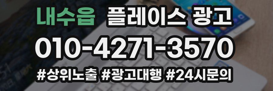 내수읍 플레이스 광고