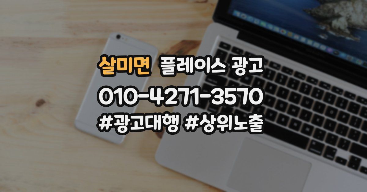 살미면 플레이스 광고