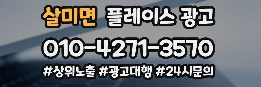 살미면 플레이스 광고