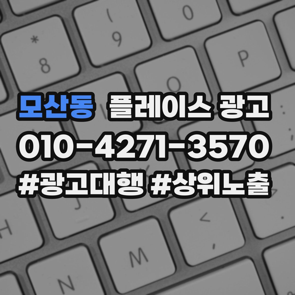 모산동 플레이스 광고
