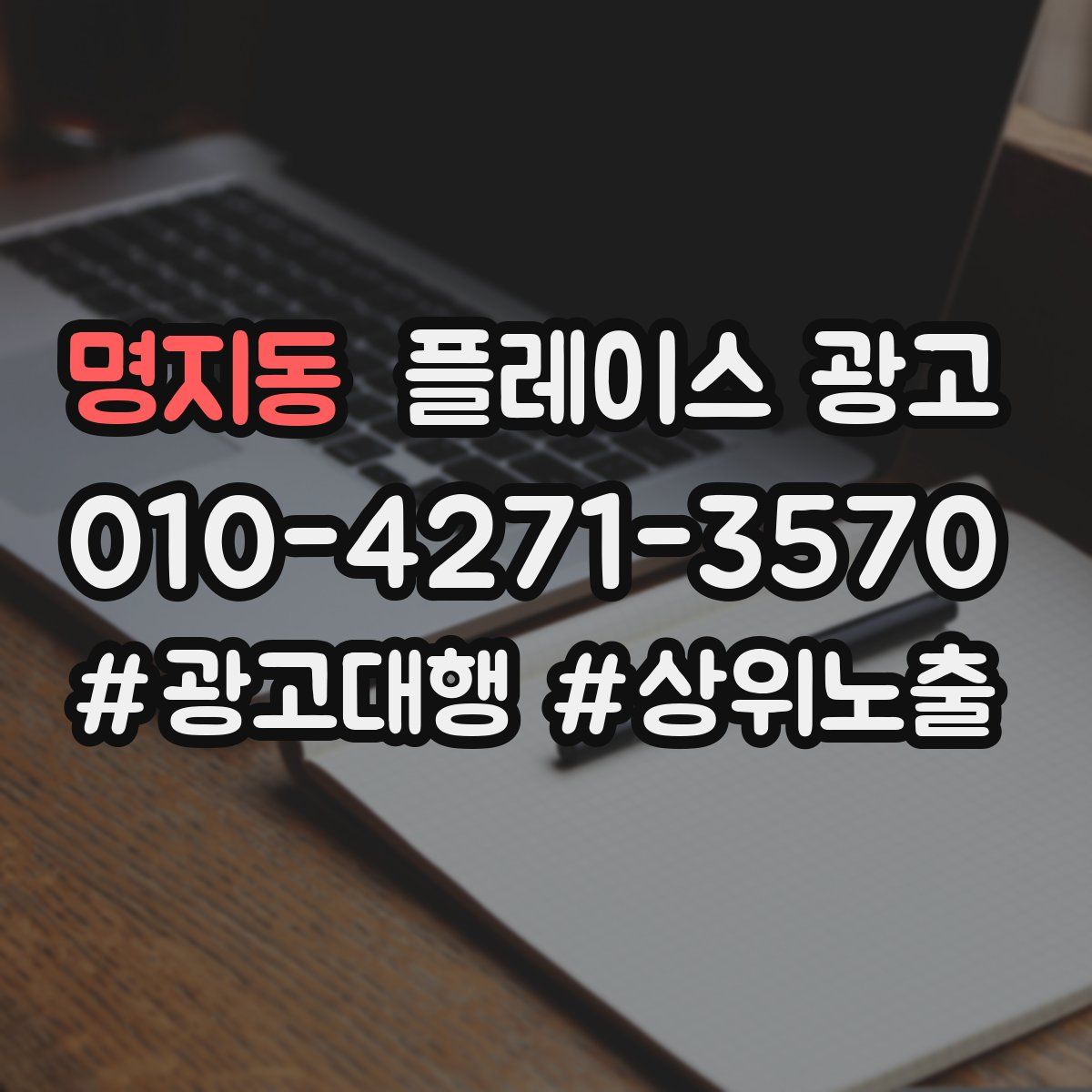 명지동 플레이스 광고