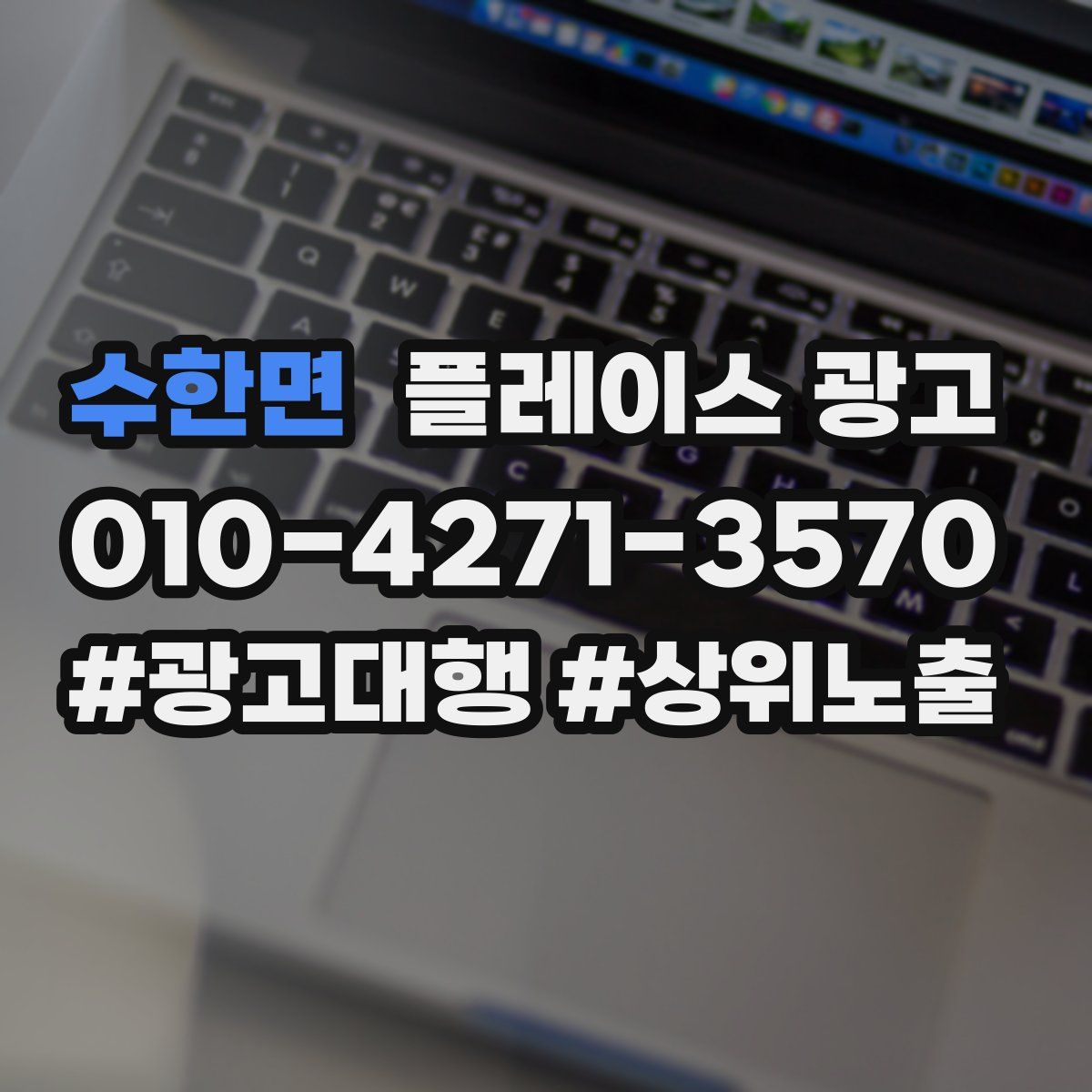 수한면 플레이스 광고
