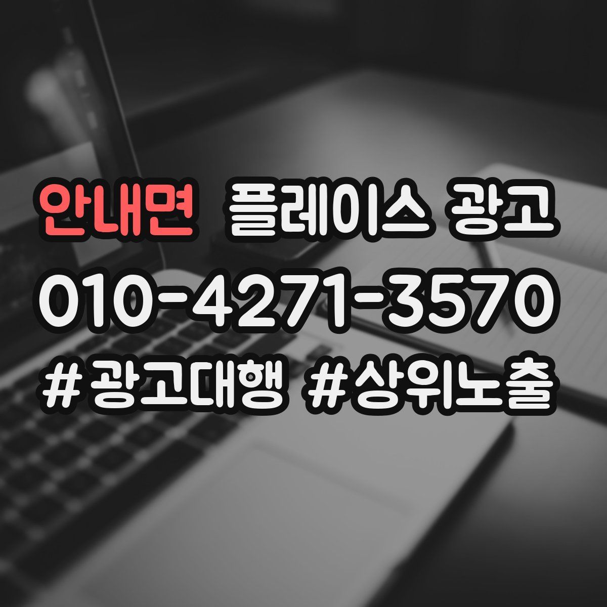 안내면 플레이스 광고