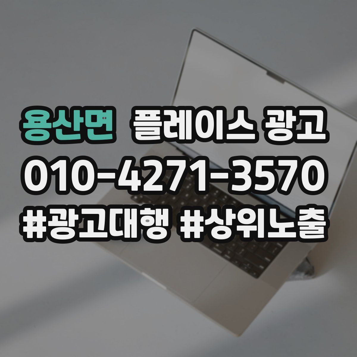 용산면 플레이스 광고