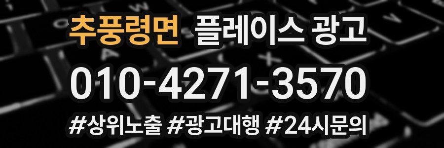 추풍령면 플레이스 광고