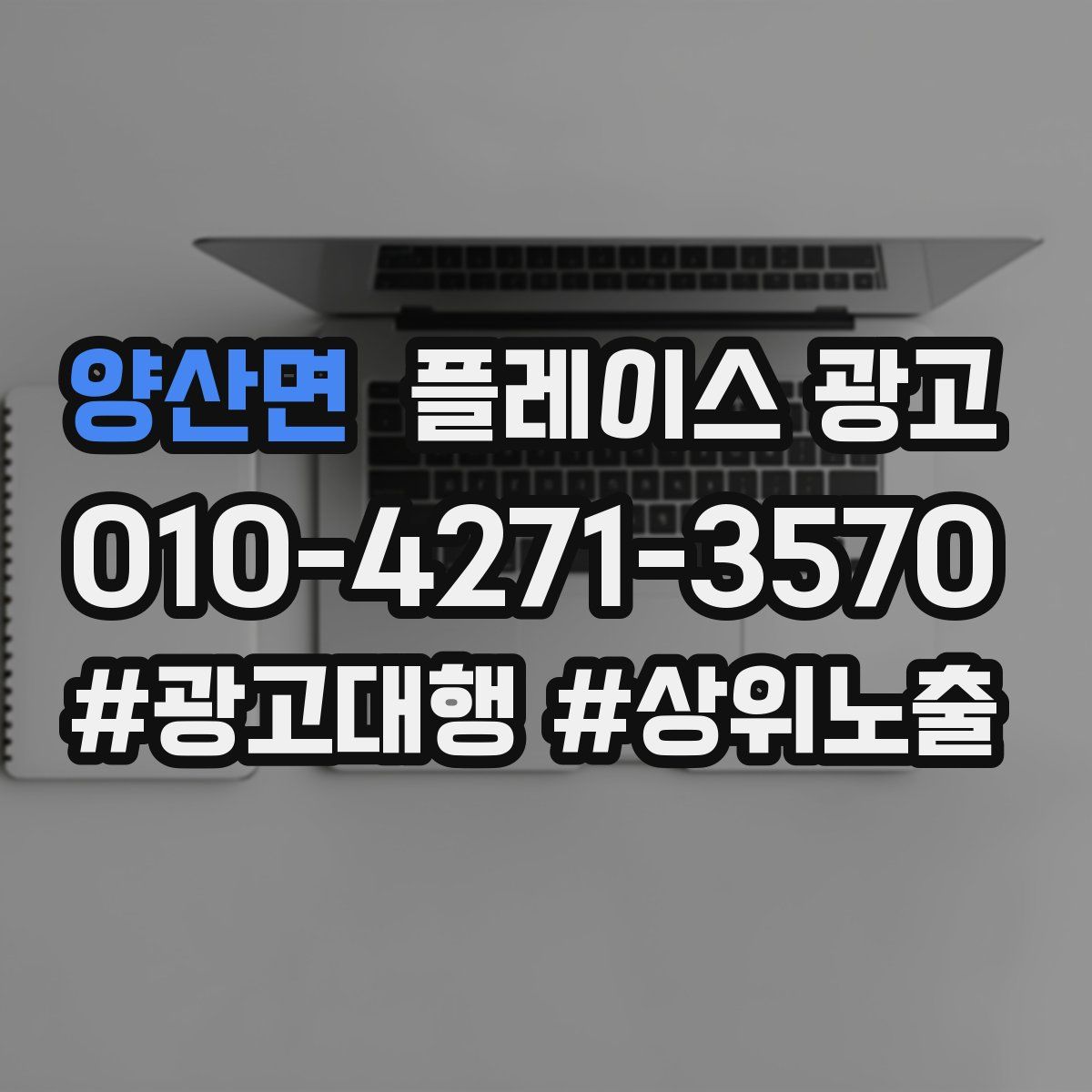 양산면 플레이스 광고