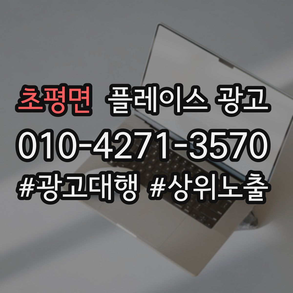 초평면 플레이스 광고