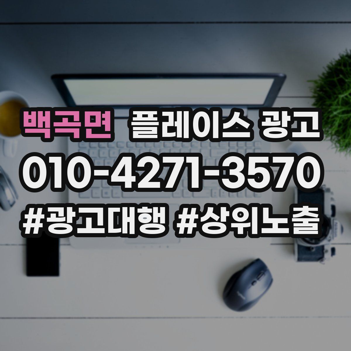백곡면 플레이스 광고