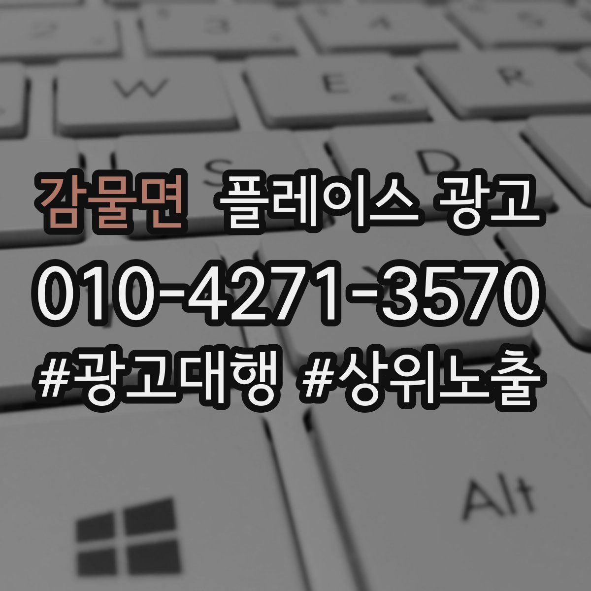 감물면 플레이스 광고