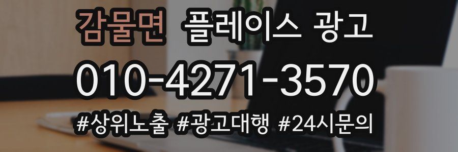 감물면 플레이스 광고