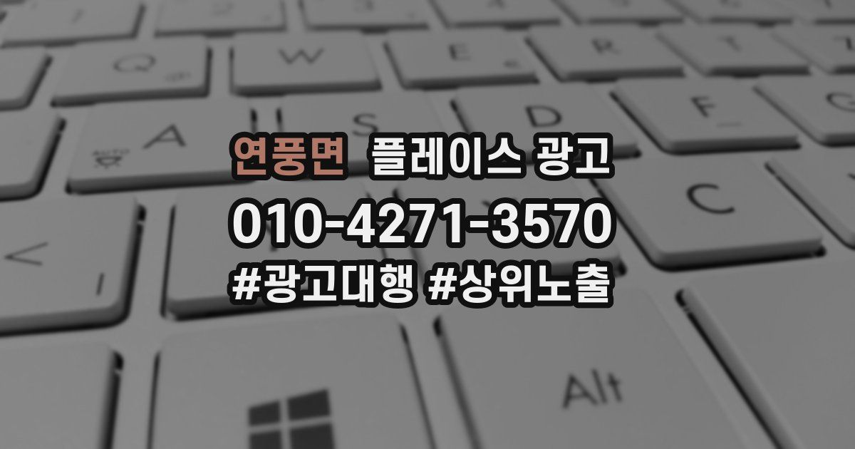 연풍면 플레이스 광고