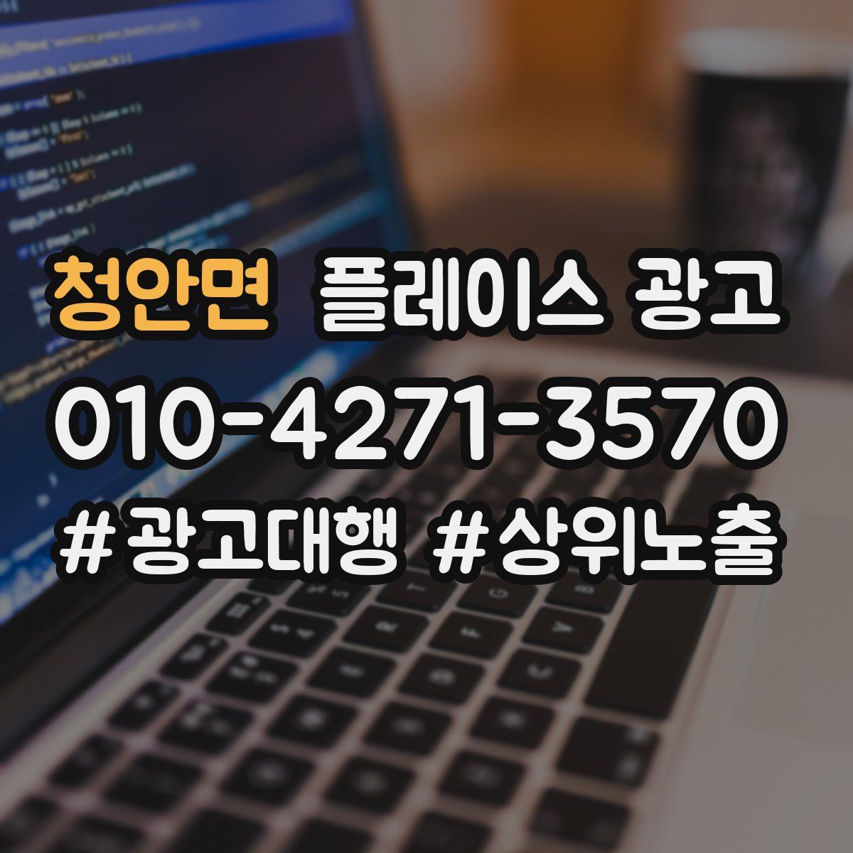 청안면 플레이스 광고