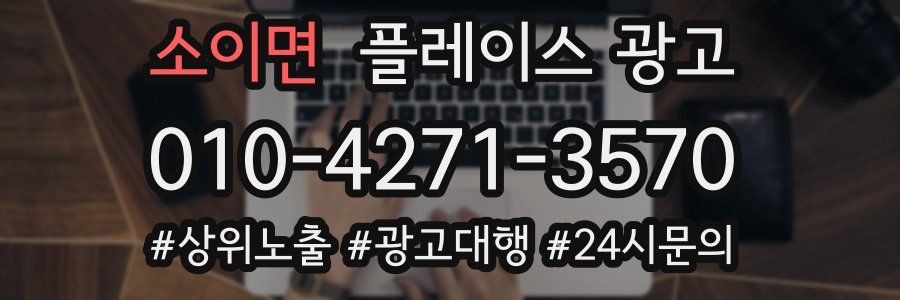 소이면 플레이스 광고