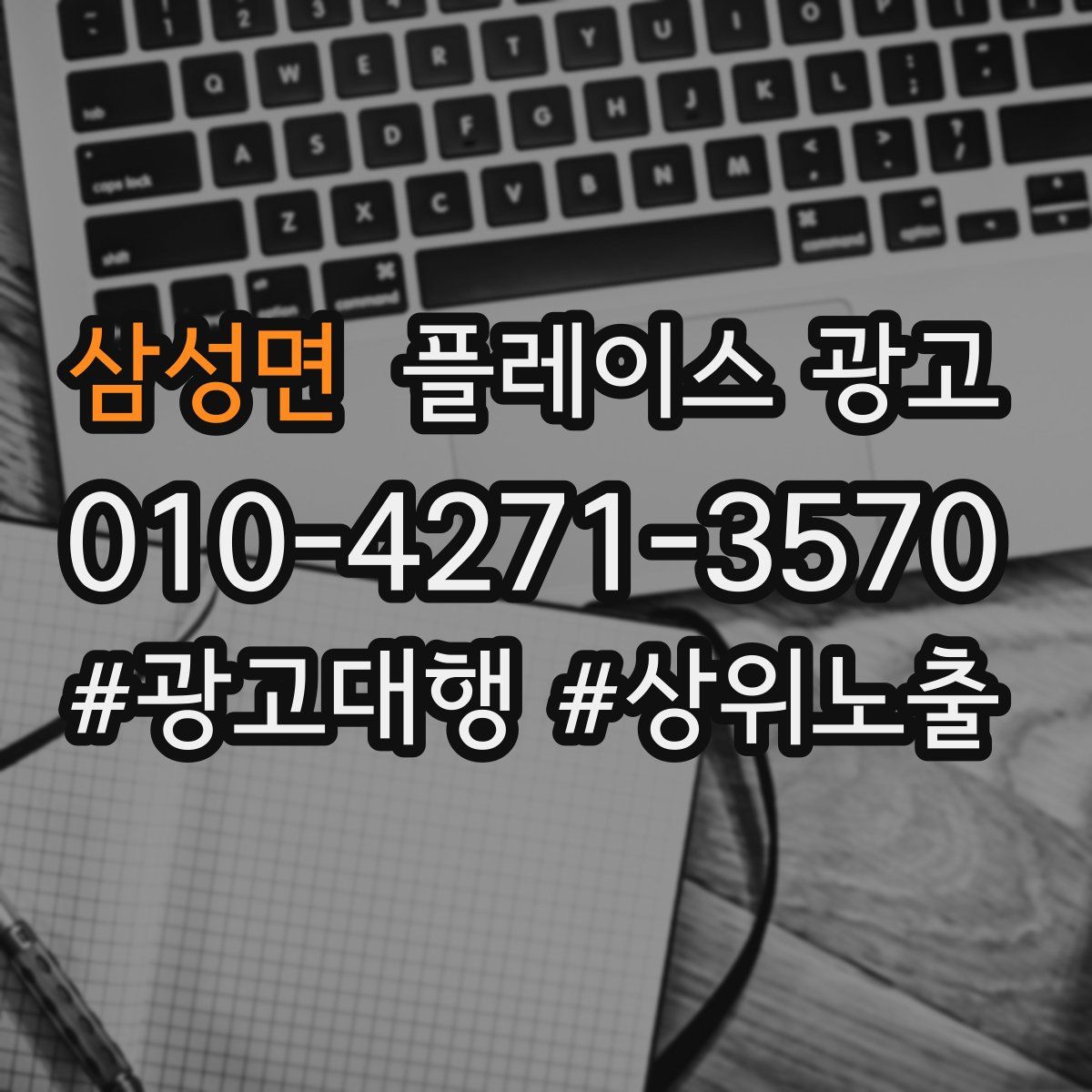 삼성면 플레이스 광고
