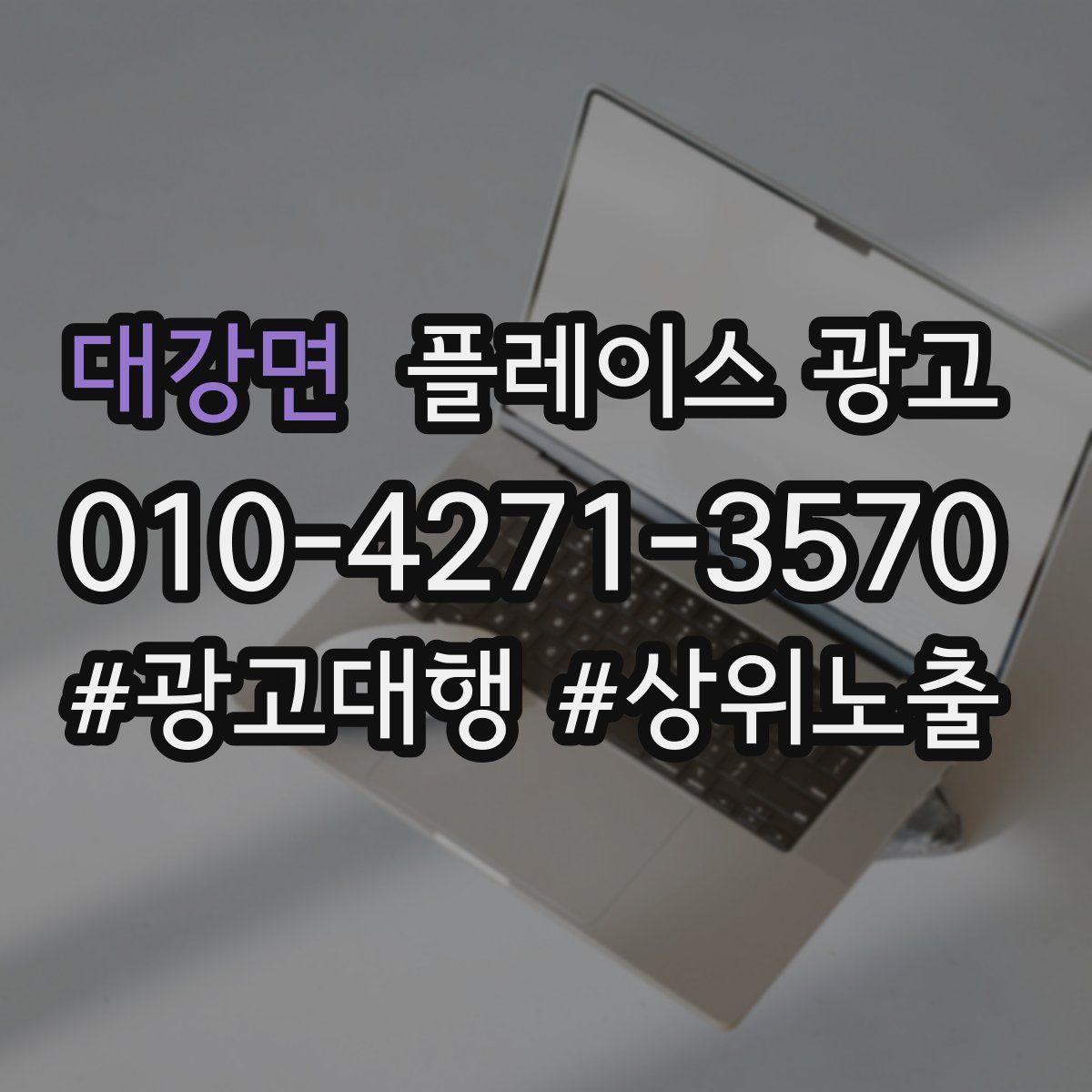대강면 플레이스 광고