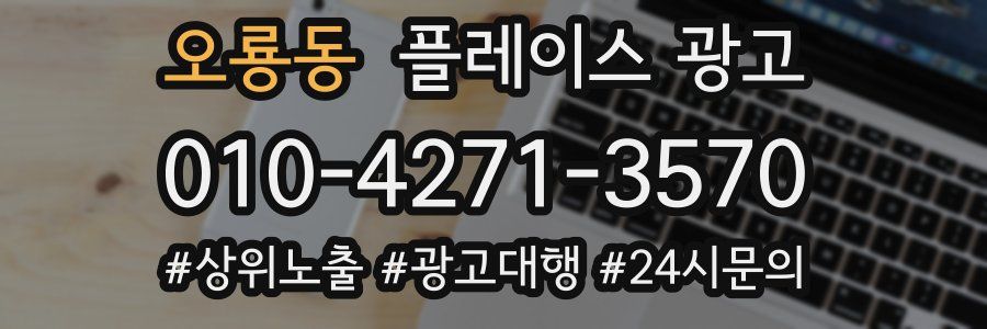 오룡동 플레이스 광고