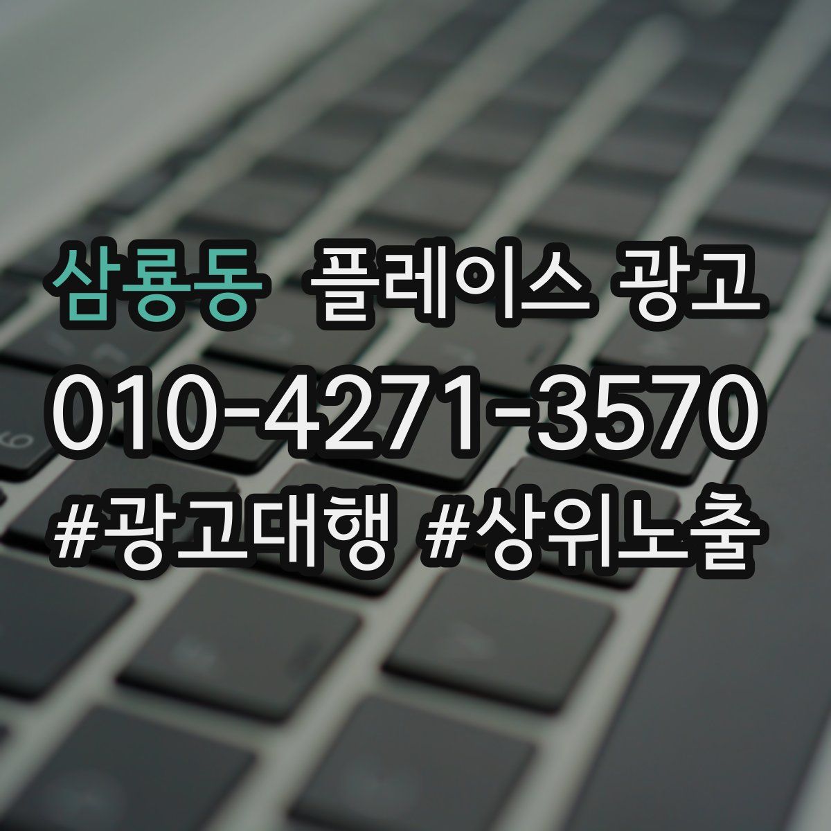 삼룡동 플레이스 광고