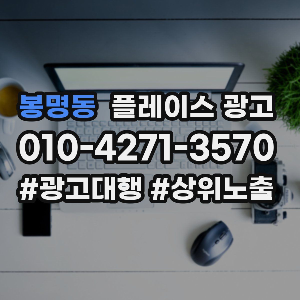 봉명동 플레이스 광고