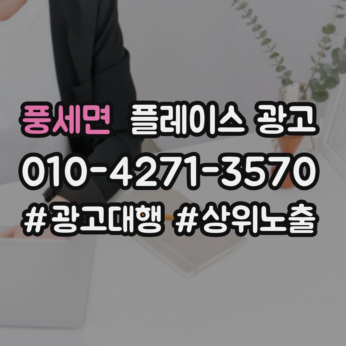 풍세면 플레이스 광고
