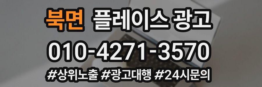 북면 플레이스 광고