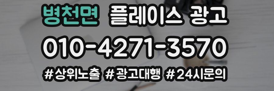 병천면 플레이스 광고