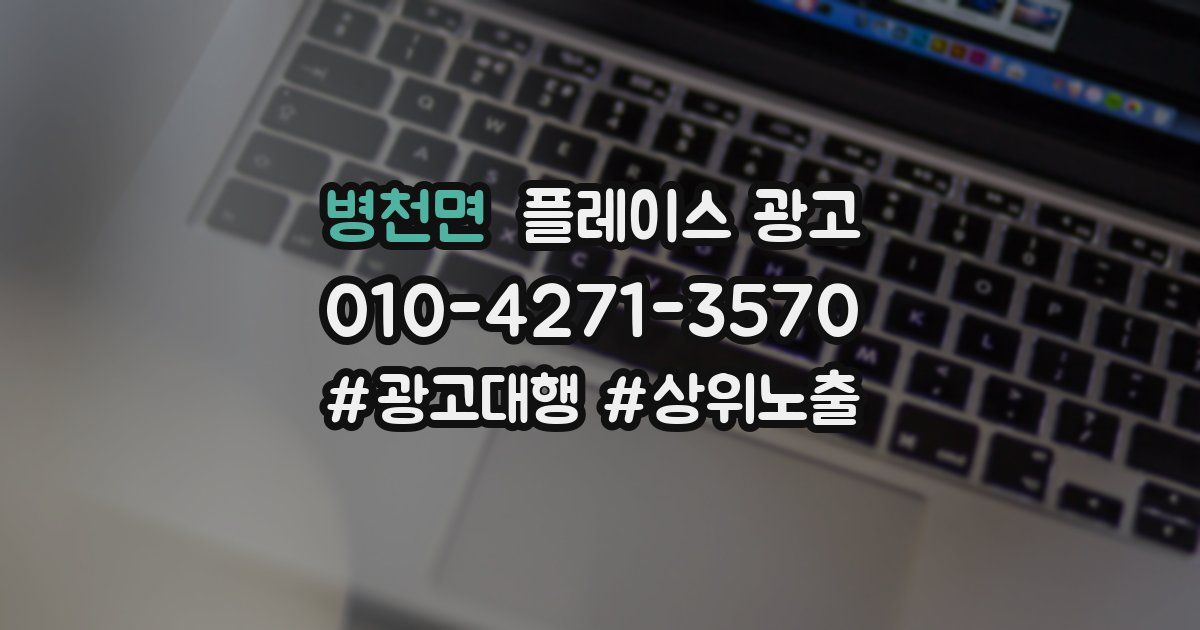 병천면 플레이스 광고
