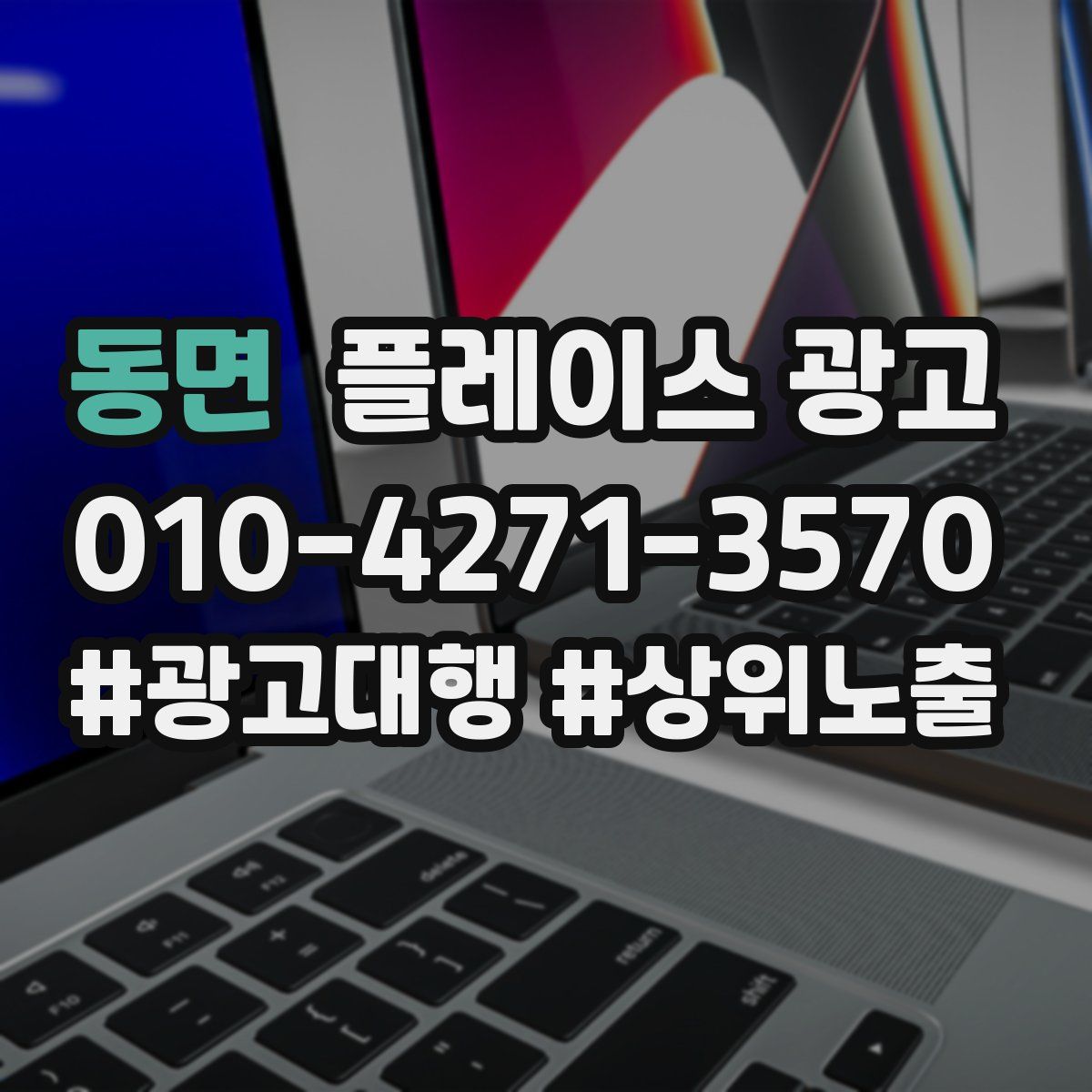 동면 플레이스 광고