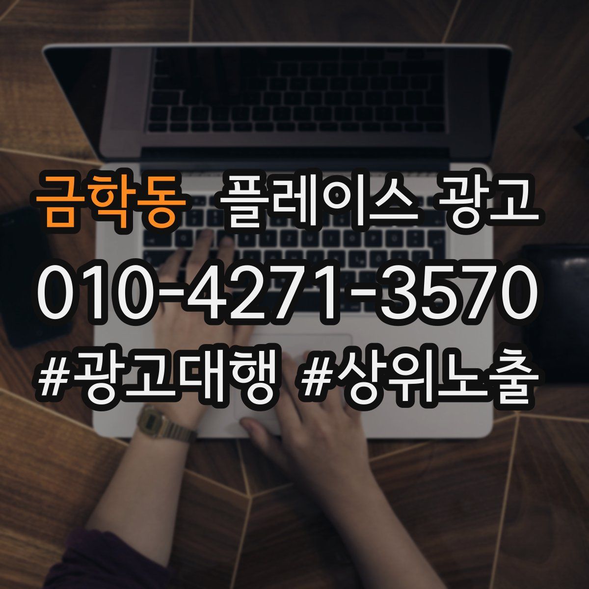 금학동 플레이스 광고