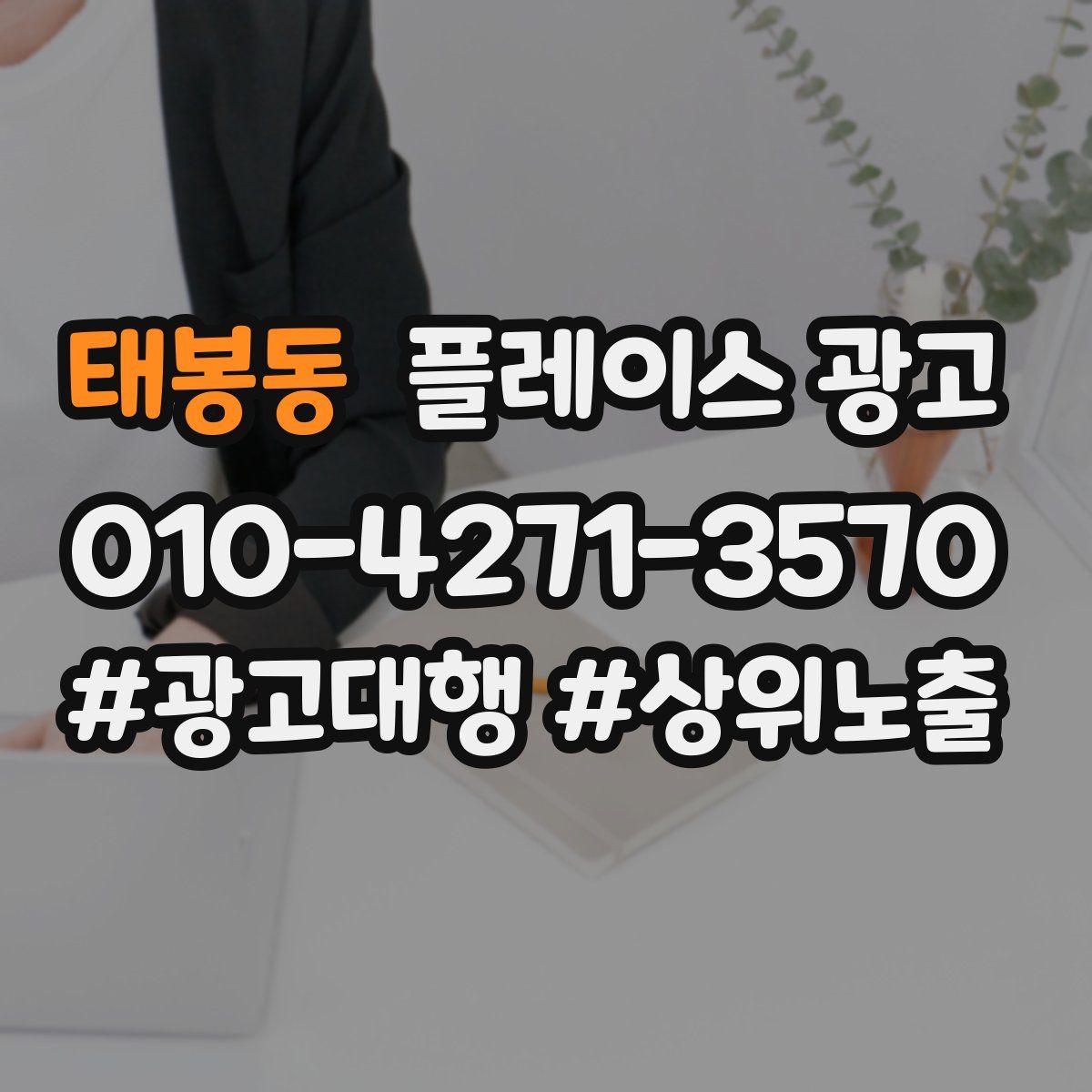 태봉동 플레이스 광고