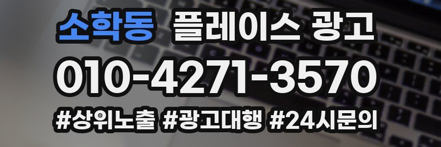 소학동 플레이스 광고