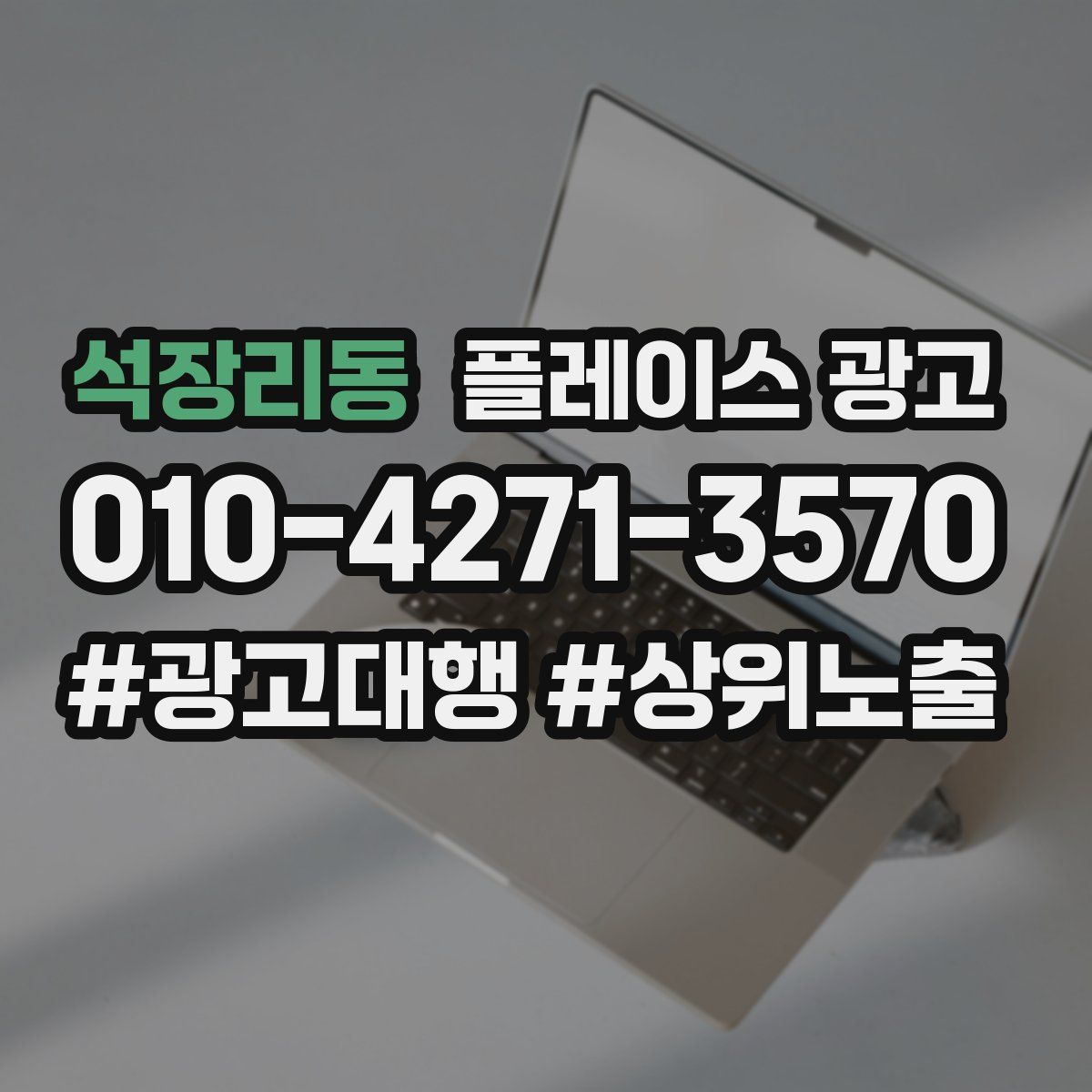 석장리동 플레이스 광고