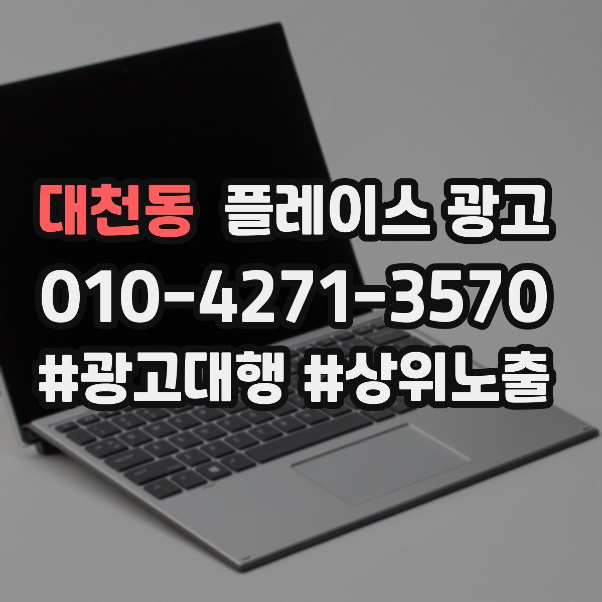 대천동 플레이스 광고